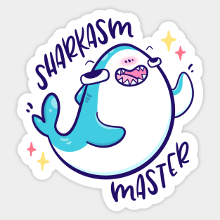 Sharkasm Master Sticker